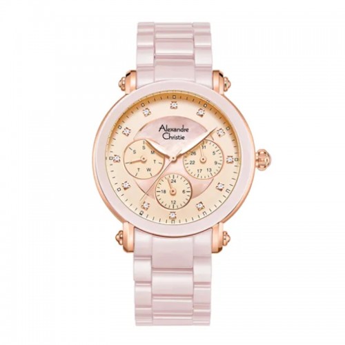 Alexandre Christie AC 2377 Rosegold Pink Ceramic BFBRGPN